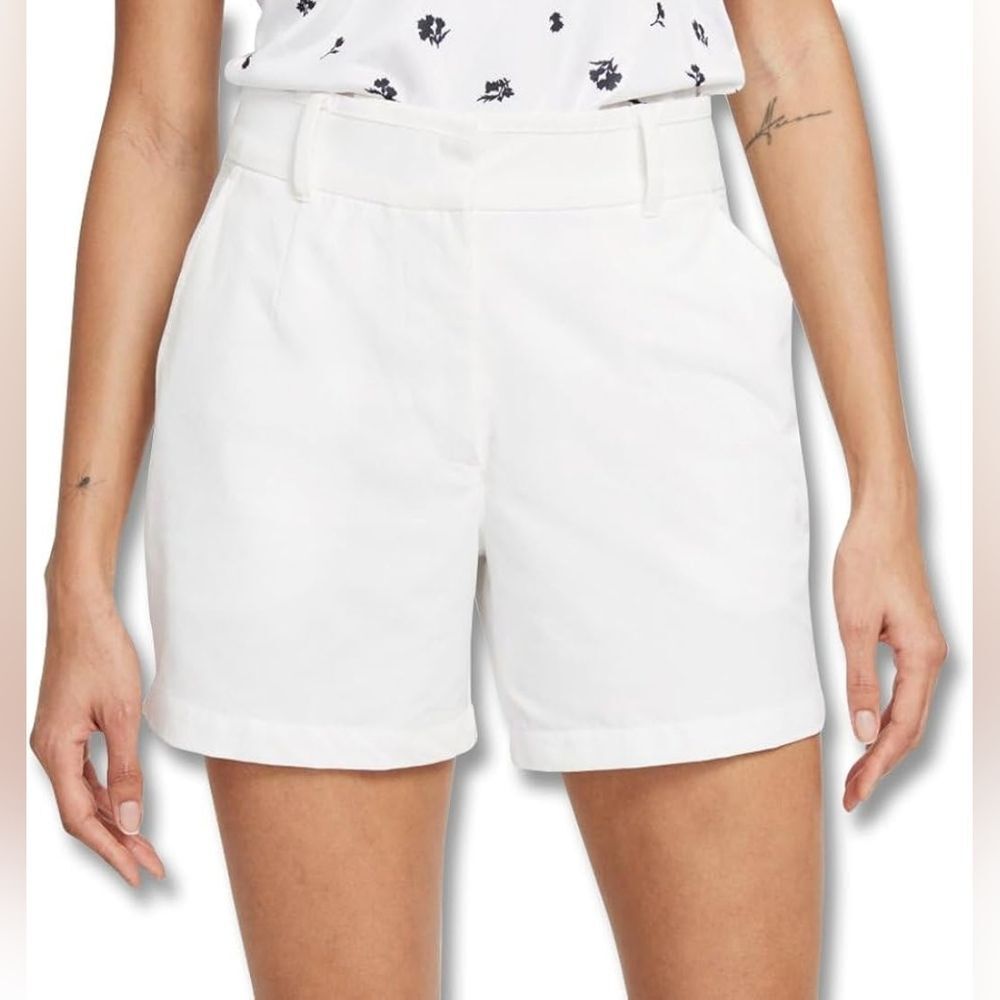 Nike Women's Dri-FIT Victory 5" Golf Shorts Sz X-Small White